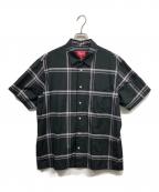 SUPREMEシュプリーム）の古着「Lightweight Plaid S/S Shirt」｜ブラック