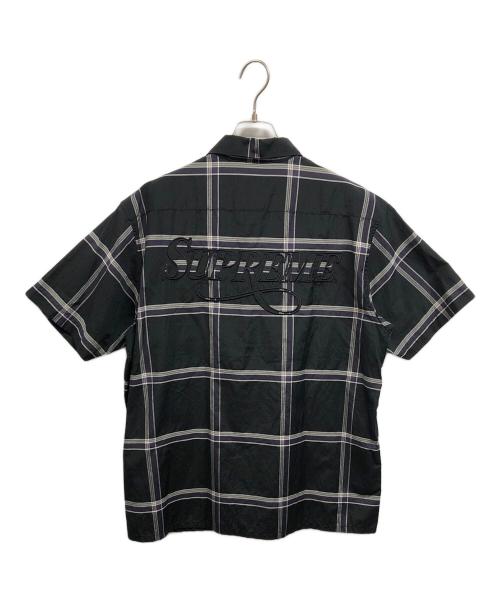 SUPREME（シュプリーム）SUPREME (シュプリーム) Lightweight Plaid S/S Shirt ブラック サイズ:Mの古着・服飾アイテム