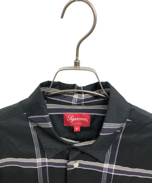 SUPREME（シュプリーム）SUPREME (シュプリーム) Lightweight Plaid S/S Shirt ブラック サイズ:Mの古着・服飾アイテム