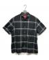 SUPREME（シュプリーム）の古着「Lightweight Plaid S/S Shirt」｜ブラック