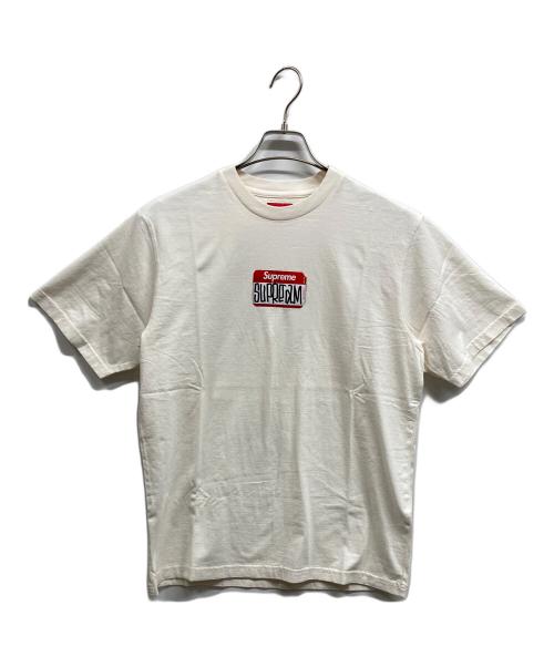 SUPREME（シュプリーム）SUPREME (シュプリーム) Gonz Nametag S/S TOP アイボリー サイズ:Ｓの古着・服飾アイテム