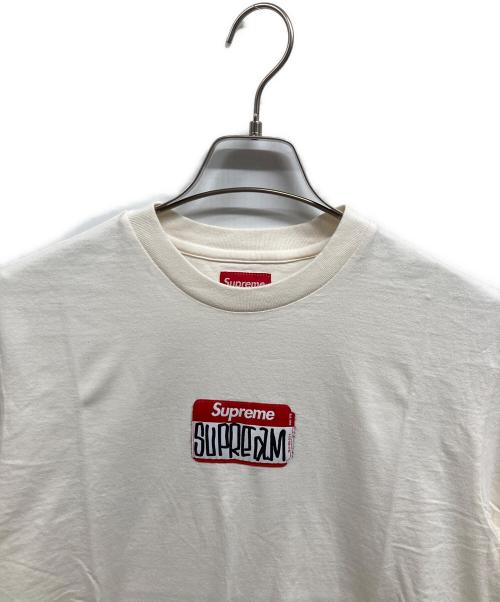 SUPREME（シュプリーム）SUPREME (シュプリーム) Gonz Nametag S/S TOP アイボリー サイズ:Ｓの古着・服飾アイテム