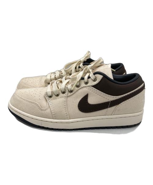 NIKE（ナイキ）NIKE (ナイキ) The Air Jordan 1 Low “Pale Ivory” Slips Into Canvas アイボリー サイズ:28の古着・服飾アイテム