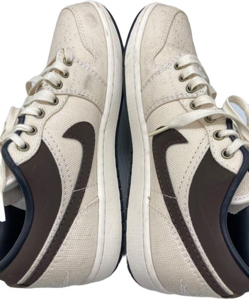 NIKE（ナイキ）NIKE (ナイキ) The Air Jordan 1 Low “Pale Ivory” Slips Into Canvas アイボリー サイズ:28の古着・服飾アイテム