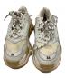 BALENCIAGA (バレンシアガ) TRIPLE S ローカットスニーカー アイボリー サイズ:25：20000円