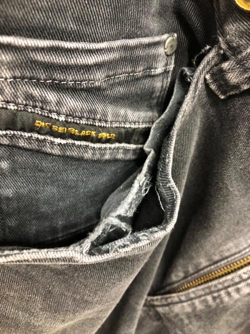 DIESEL Black Gold（ディーゼル ブラック ゴールド）DIESEL BLACK GOLD (ディーゼル ブラック ゴールド) デニムパンツ/DIESELパンツ ブラック サイズ:32の古着・服飾アイテム