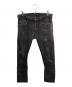 DIESEL BLACK GOLD（ディーゼル ブラック ゴールド）の古着「デニムパンツ/DIESELパンツ」｜ブラック