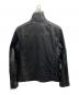 BLACK LABEL CRESTBRIDGE (ブラックレーベル クレストブリッジ) シングルライダースジャケット ブラック サイズ:M：22000円