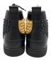 中古・古着 Christian Louboutin (クリスチャン・ルブタン) スタッズ付きハイカットスニーカー ブラック サイズ:40：40000円