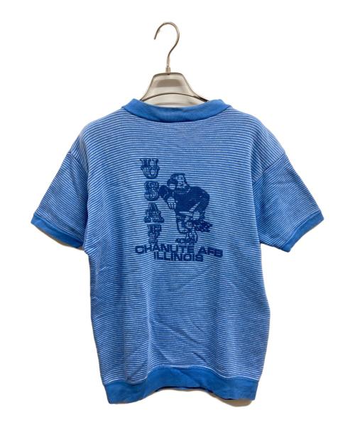 Champion（チャンピオン）Champion (チャンピオン) 60's 半袖スウェット スカイブルー サイズ:38－40の古着・服飾アイテム