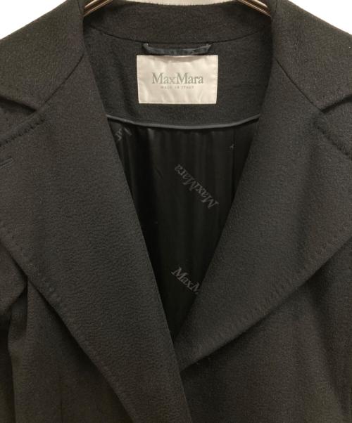MaxMara（マックスマーラ）MaxMara (マックスマーラ) カシミヤチェスターコート ブラック サイズ:40の古着・服飾アイテム