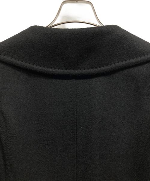 MaxMara（マックスマーラ）MaxMara (マックスマーラ) カシミヤチェスターコート ブラック サイズ:40の古着・服飾アイテム
