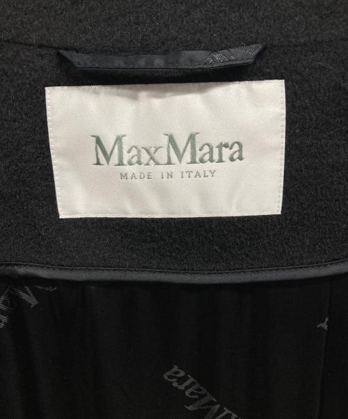 MaxMara（マックスマーラ）MaxMara (マックスマーラ) カシミヤチェスターコート ブラック サイズ:40の古着・服飾アイテム
