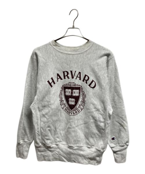 Champion REVERSE WEAVE（チャンピオン リバース ウィーブ）Champion REVERSE WEAVE (チャンピオン リバース ウィーブ) 90's カレッジロゴスウェット ライトグレー サイズ:Mの古着・服飾アイテム