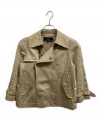 tricot COMME des GARCONSトリココムデギャルソン）の古着「ショートコート」｜ベージュ