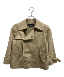 tricot COMME des GARCONS（トリココムデギャルソン）の古着「ショートコート」｜ベージュ
