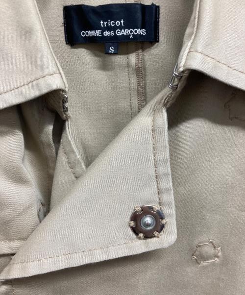 tricot COMME des GARCONS（トリココムデギャルソン）tricot COMME des GARCONS (トリココムデギャルソン) ショートコート ベージュ サイズ:Sの古着・服飾アイテム