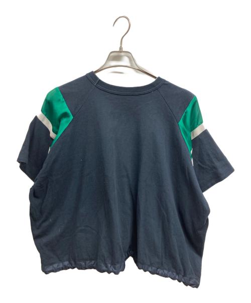 sacai（サカイ）sacai (サカイ) 切替ドローコードカットソー ネイビー サイズ:1の古着・服飾アイテム