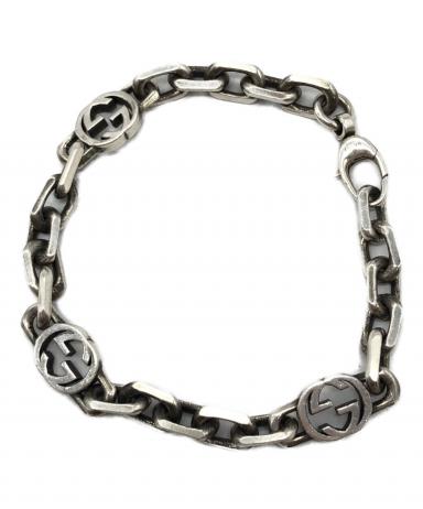 中古・古着通販】GUCCI (グッチ) インターロッキングGブレスレット
