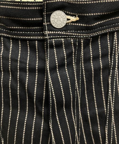 VANSON（バンソン）VANSON (バンソン) ダブルニー ペインターパンツ ブラック サイズ:36の古着・服飾アイテム