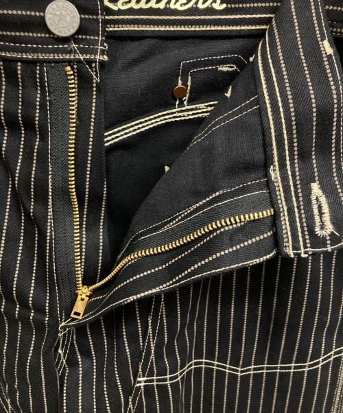 VANSON（バンソン）VANSON (バンソン) ダブルニー ペインターパンツ ブラック サイズ:36の古着・服飾アイテム