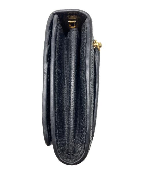 LOEWE（ロエベ）LOEWE (ロエベ) アナグラム型押しレザー長財布 ブラックの古着・服飾アイテム