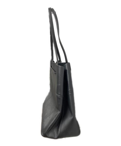 TORY BURCH（トリーバーチ）TORY BURCH (トリーバーチ) BLOCK-T BUCKET TOTE ブラックの古着・服飾アイテム