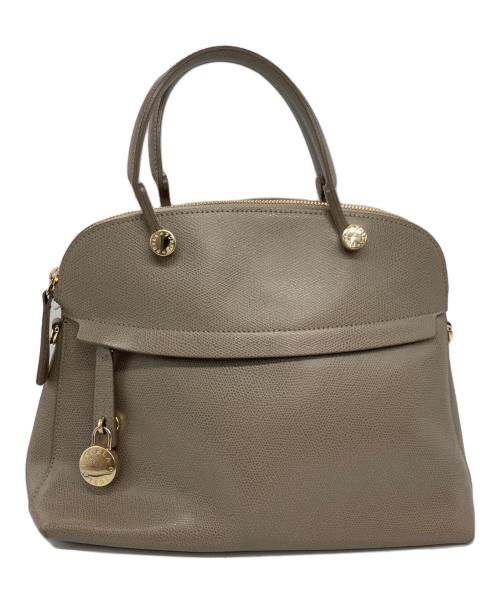 FURLA（フルラ）FURLA (フルラ) Piper ハンドバッグ ブラウンの古着・服飾アイテム