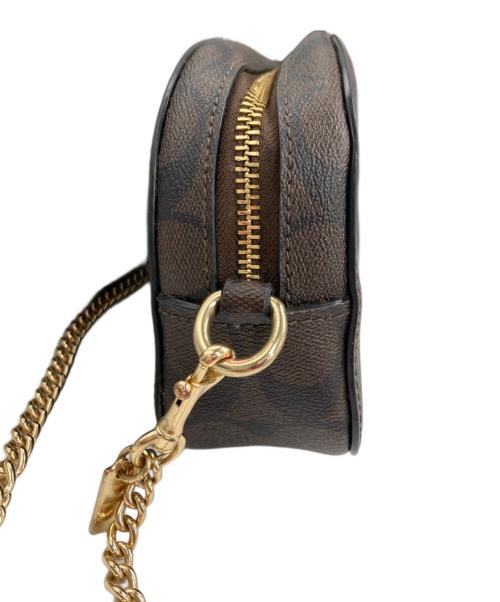 COACH（コーチ）COACH (コーチ) シグネチャー ミニセレナ クロスボディ 2Way ショルダーバッグ ポーチ ブラウンの古着・服飾アイテム