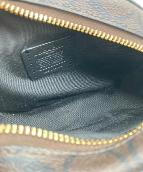 COACH（コーチ）COACH (コーチ) シグネチャー ミニセレナ クロスボディ 2Way ショルダーバッグ ポーチ ブラウンの古着・服飾アイテム