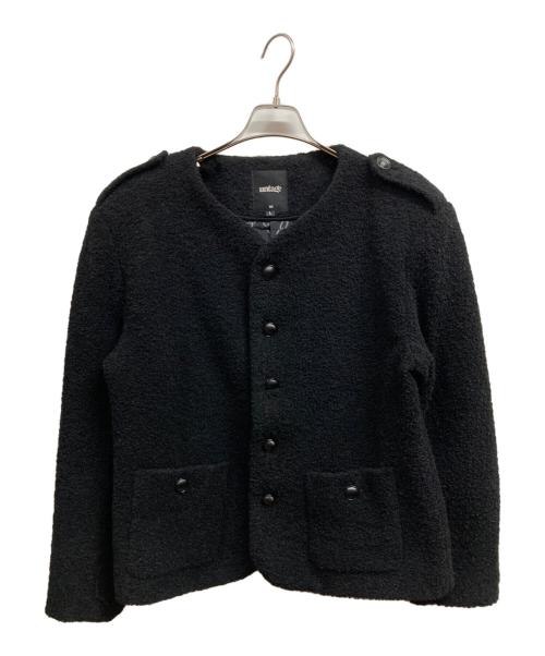 untage（アンテージ）untage (アンテージ) ツイードジャケット ブラック サイズ:Lの古着・服飾アイテム
