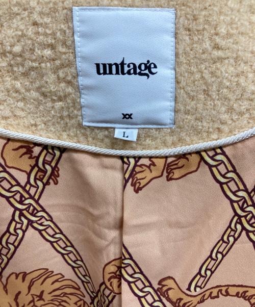 untage（アンテージ）untage (アンテージ) ツイードジャケット ベージュ サイズ:Lの古着・服飾アイテム