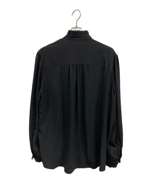 untage（アンテージ）untage (アンテージ) フリルシャツ ブラック サイズ:不明の古着・服飾アイテム