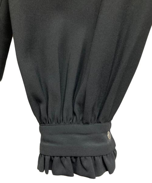 untage（アンテージ）untage (アンテージ) フリルシャツ ブラック サイズ:不明の古着・服飾アイテム