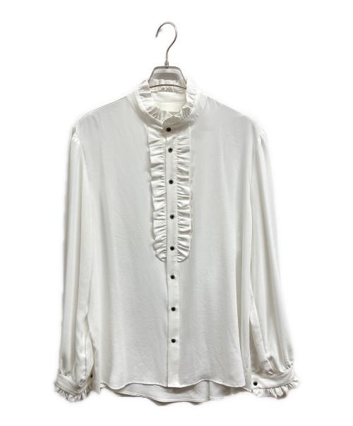 untage（アンテージ）untage (アンテージ) フリルシャツ ホワイト サイズ:不明の古着・服飾アイテム