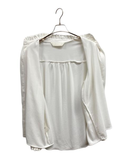 untage（アンテージ）untage (アンテージ) フリルシャツ ホワイト サイズ:不明の古着・服飾アイテム