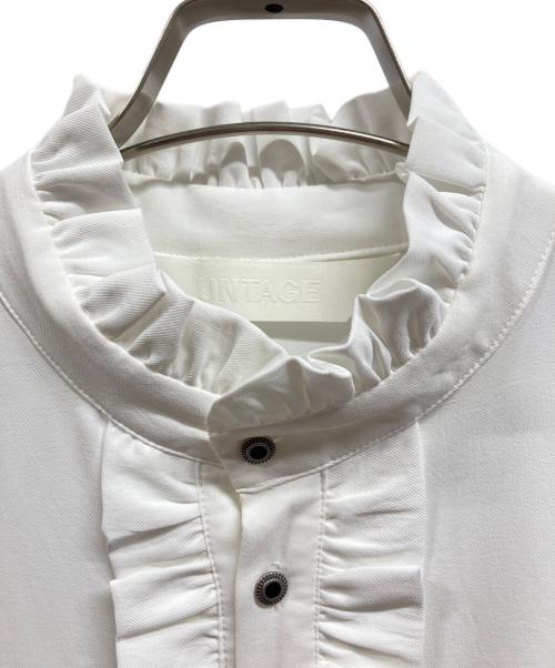 untage（アンテージ）untage (アンテージ) フリルシャツ ホワイト サイズ:不明の古着・服飾アイテム
