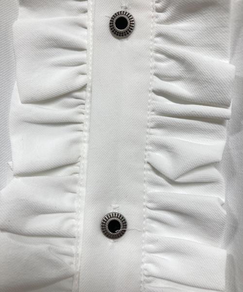 untage（アンテージ）untage (アンテージ) フリルシャツ ホワイト サイズ:不明の古着・服飾アイテム