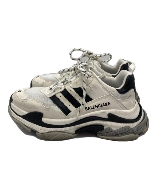 BALENCIAGA（バレンシアガ）BALENCIAGA (バレンシアガ) adidas (アディダス) Triple S Sneaker グレー サイズ:27.5の古着・服飾アイテム