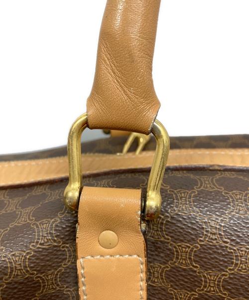 CELINE（セリーヌ）CELINE (セリーヌ) マカダム柄 ボストンバッグ ブラウンの古着・服飾アイテム