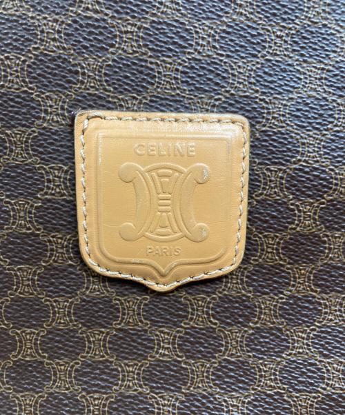 CELINE（セリーヌ）CELINE (セリーヌ) マカダム柄 ボストンバッグ ブラウンの古着・服飾アイテム