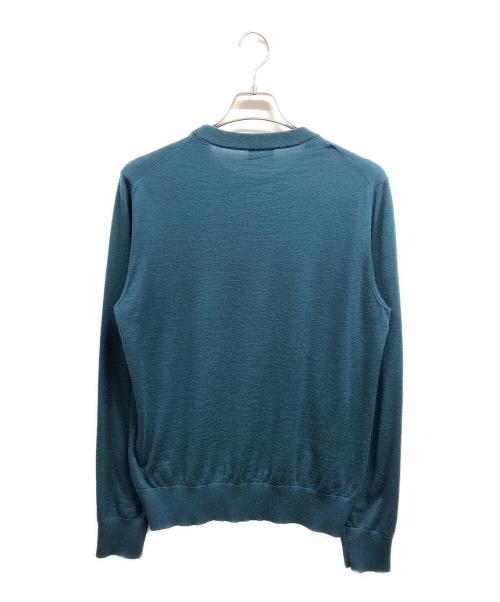 DIOR HOMME（ディオール オム）DIOR HOMME (ディオール オム) ROUND NECK KNITS グリーン サイズ:Sの古着・服飾アイテム