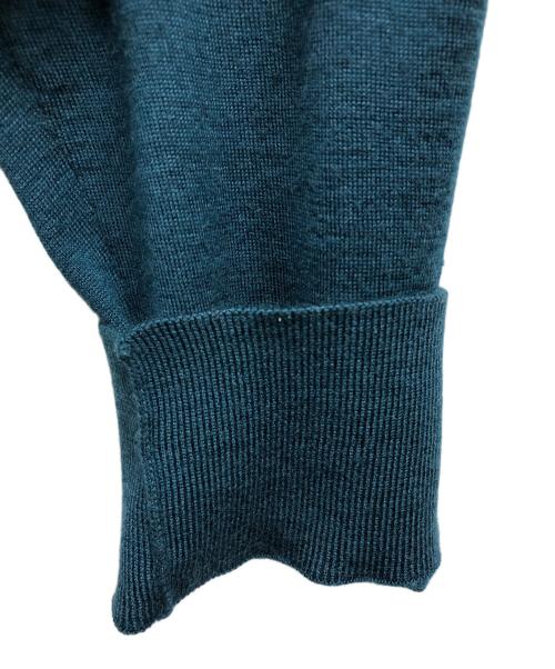 DIOR HOMME（ディオール オム）DIOR HOMME (ディオール オム) ROUND NECK KNITS グリーン サイズ:Sの古着・服飾アイテム