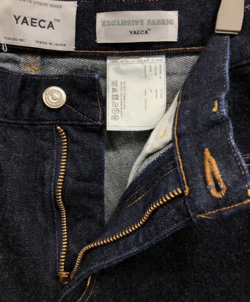 YAECA（ヤエカ）YAECA (ヤエカ) ワイドストレート デニムパンツ インディゴ サイズ:29の古着・服飾アイテム