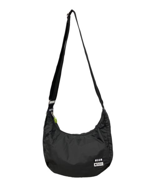 LeSportsac（レスポートサック）LeSportsac (レスポートサック) MSGM (エムエスジーエム) コラボナイロンショルダーバッグ ブラックの古着・服飾アイテム