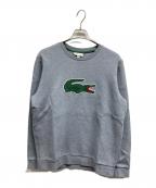 LACOSTEラコステ）の古着「ロゴスウェット」｜グレー