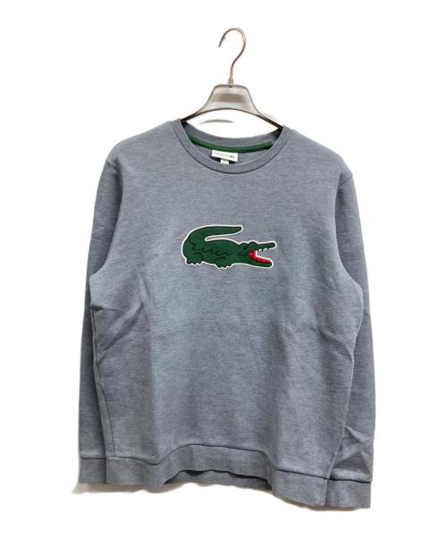 LACOSTE（ラコステ）LACOSTE (ラコステ) ロゴスウェット グレー サイズ:Lの古着・服飾アイテム