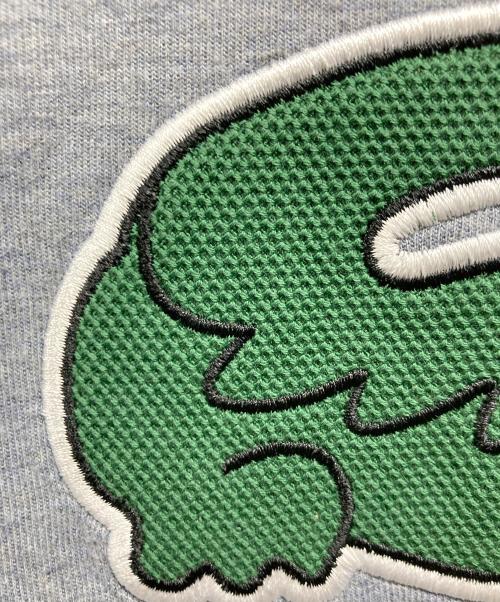 LACOSTE（ラコステ）LACOSTE (ラコステ) ロゴスウェット グレー サイズ:Lの古着・服飾アイテム