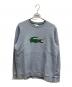 LACOSTE（ラコステ）の古着「ロゴスウェット」｜グレー