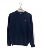LACOSTEラコステ）の古着「コットンニット」｜ネイビー